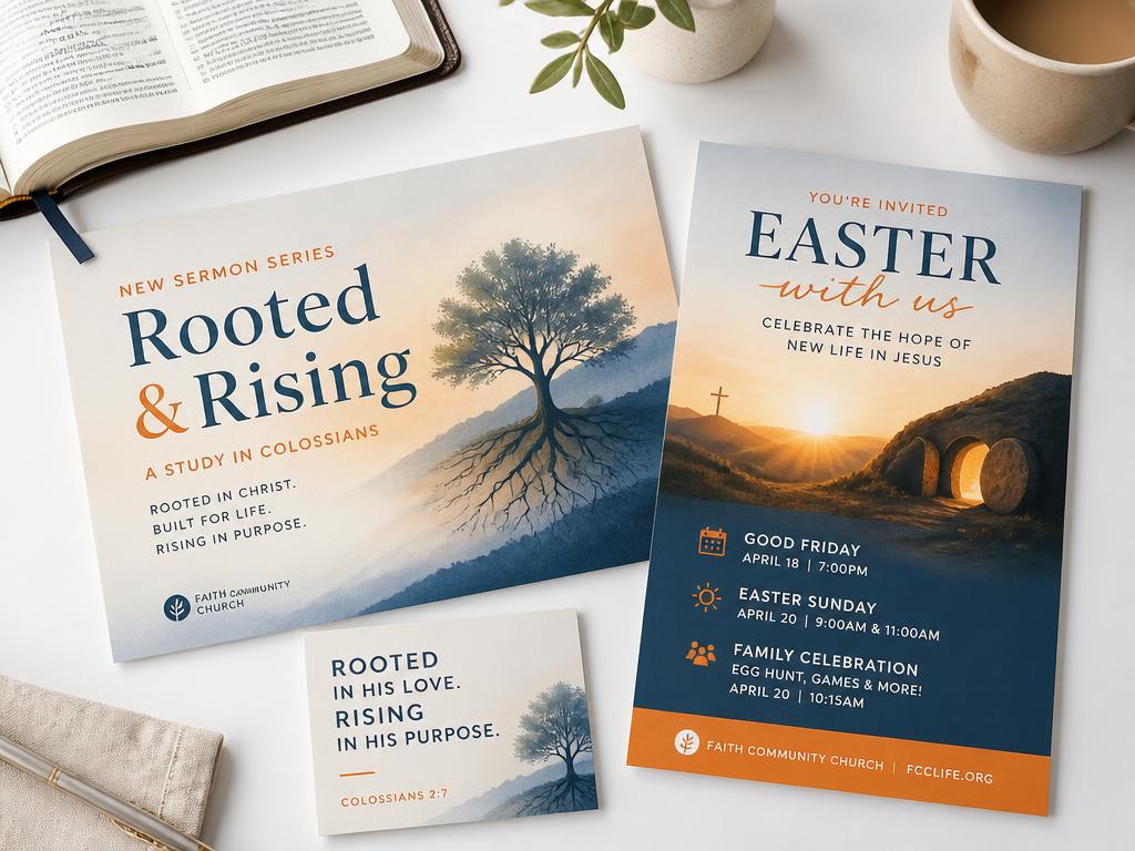 Church & Ministry Design Pack template mockup