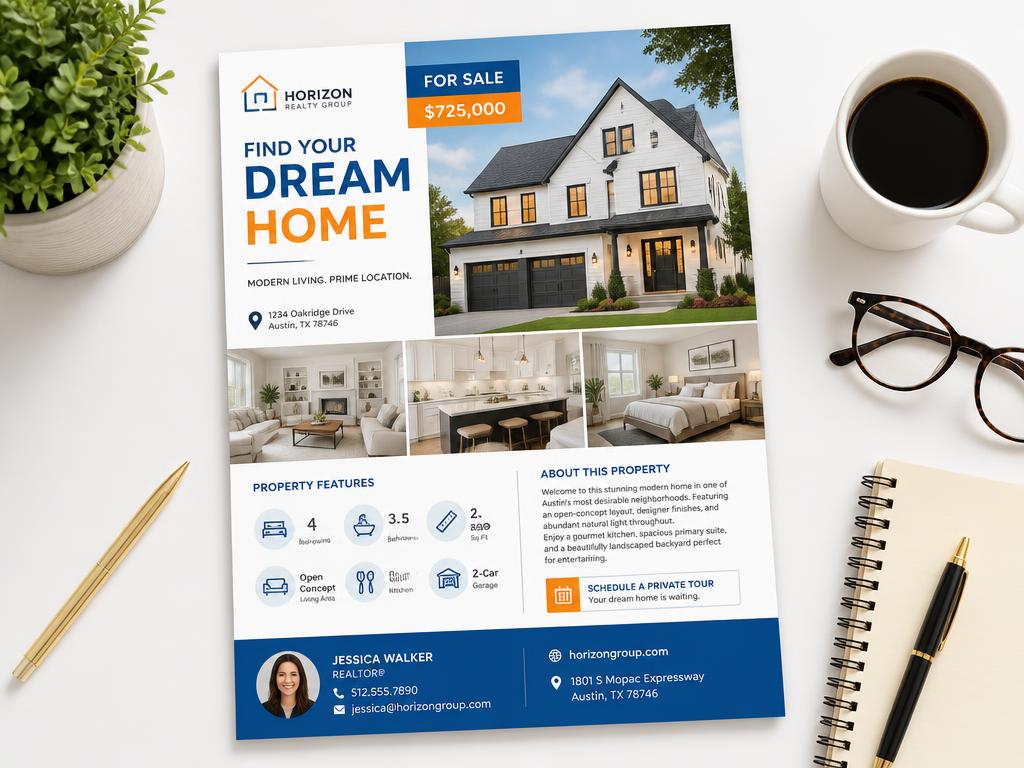 Real Estate Marketing Pack template mockup